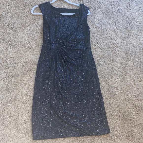 Black sparkly dress,Practically new. Size 10p - Picture 1 of 2